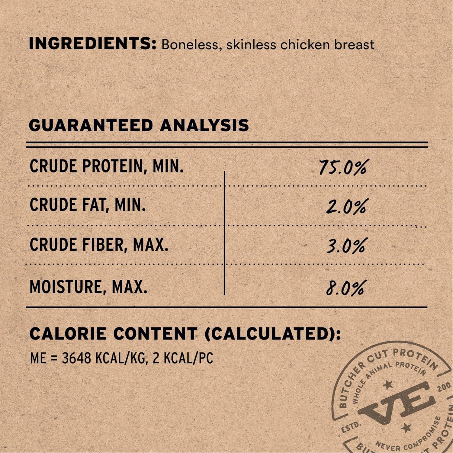 Vital Essentials Freeze Dried Cat Treats | Chicken Breast, Single Ingredient | Premium Quality | Grain Free, Healthy Treats for Cats, 1 Oz Bag
