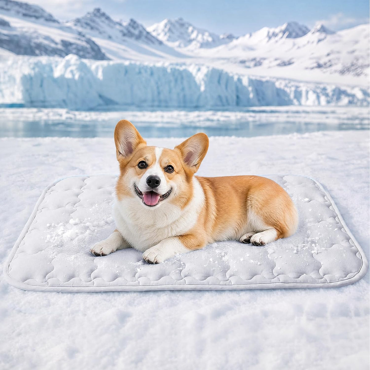 Luciphia Dog Cooling Mat, Q-MAX>0.5 Non-Slip Self-Cooling Pad for Pets
