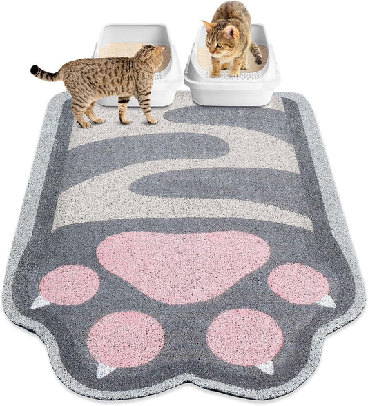 Large Cat Litter Mat, 40"X30" Litter Trapping Mat