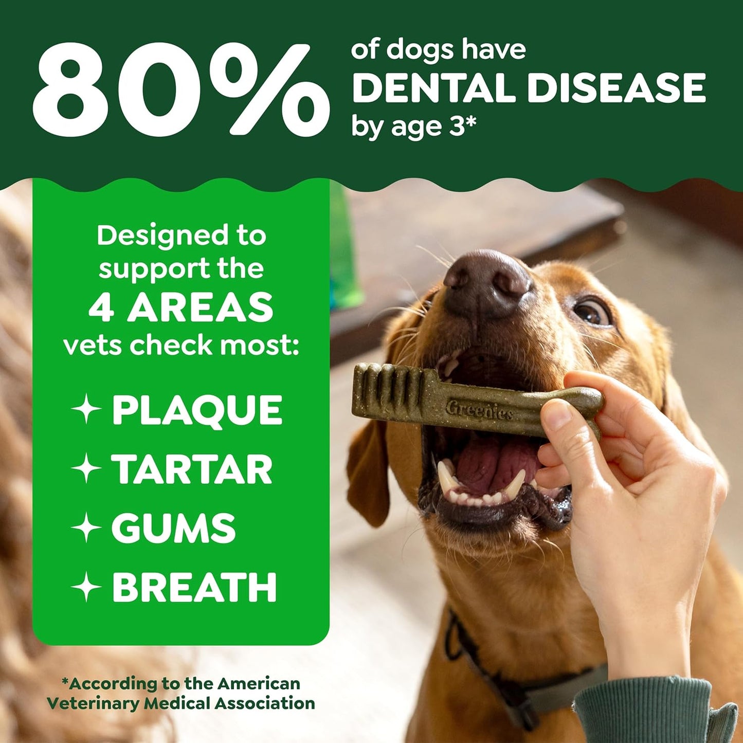 Greenies Veterinarian-Recommended Natural Dental Puppy Treats Petite Size, Dental Treats for Dogs, 12 Oz. Pack, 20 Count