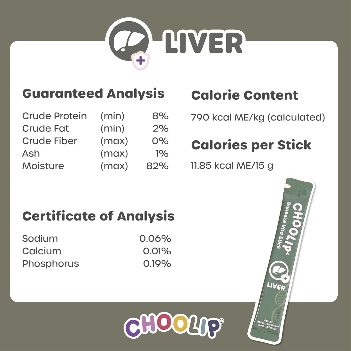 Choolip Squeeze Vita Stick Lickable Cat and Dog Treats, 49-Count Liver Support Variety Pack, Salmon and Lobster with Milk Thistle, Coq10 and Vitamin E