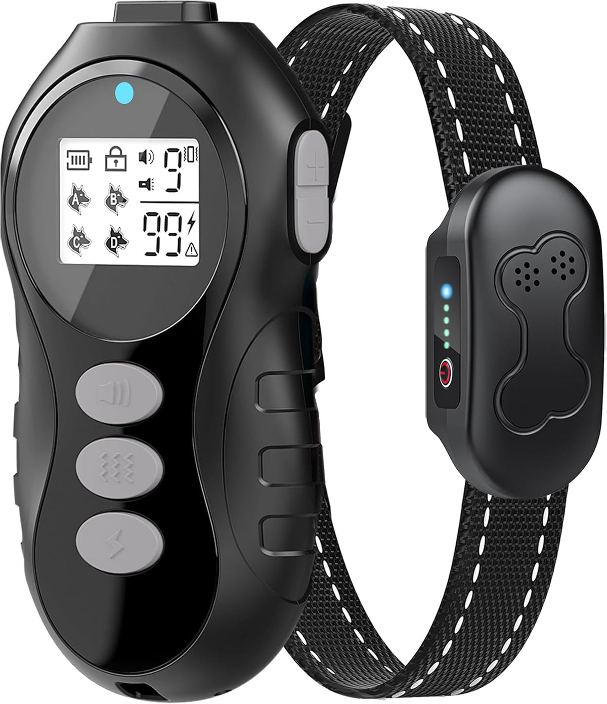 Dog Shock Collar with Remote Control, IXP7 Waterproof Dog Training Collar