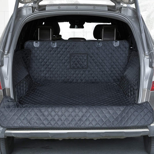 SUV Cargo Liner for Dogs, Trunk Cover with Bumper Flap Protector