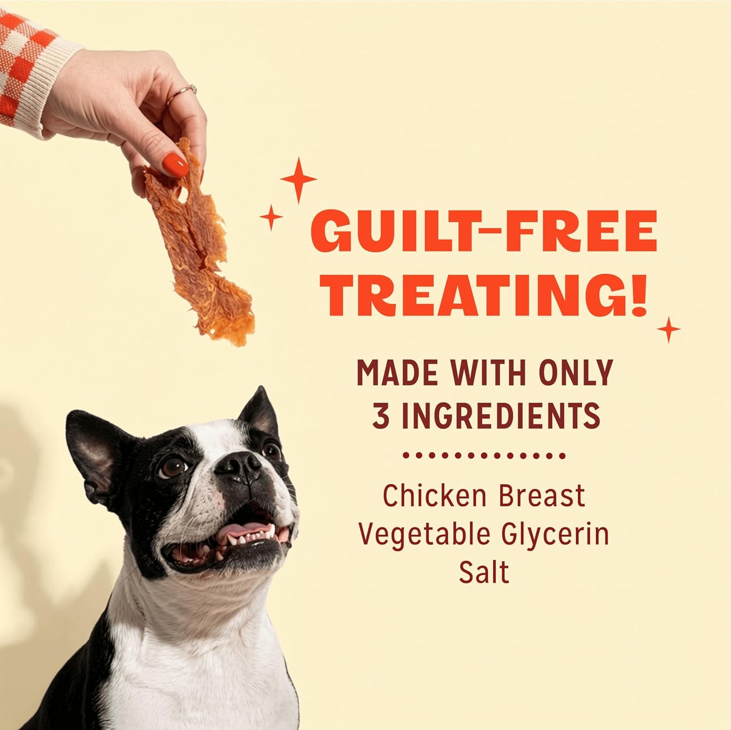 Pur Luv Chicken Jerky Dog Treats, Made with 100% Real Chicken Breast, 16 Ounces, Healthy, Easily Digestible, Long-Lasting, High Protein, Satisfies Dog'S Urge to Chew
