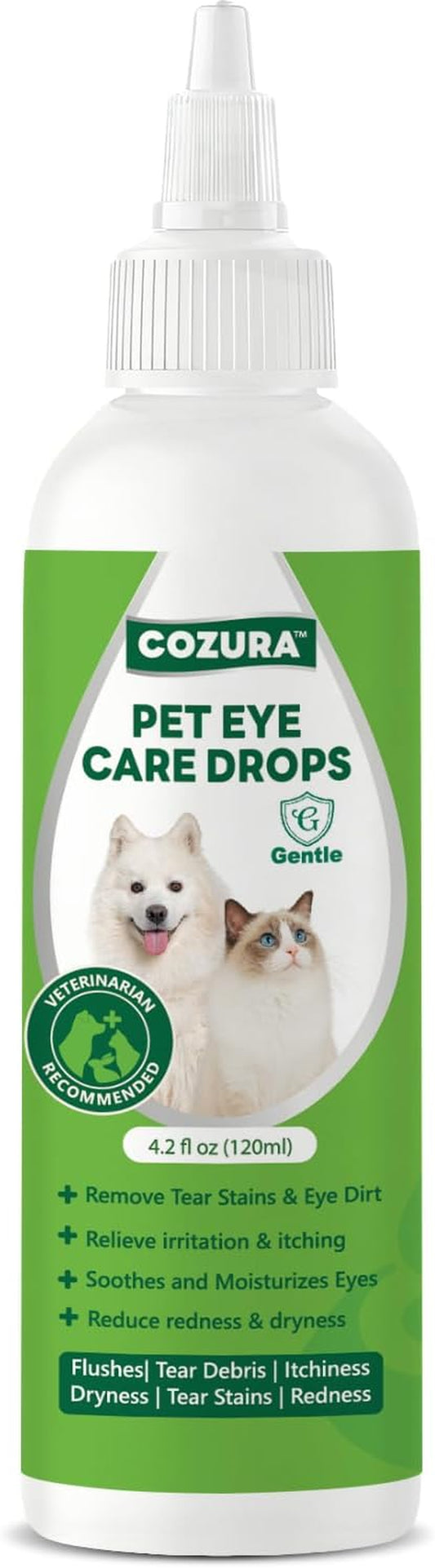 Dog & Cat Eye Care Drops – Gentle Cleansing for Allergies & Discharge