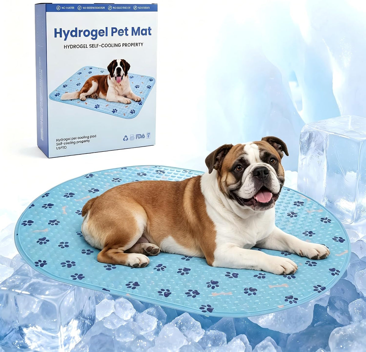 Cooling Mat for Dogs, Gel Dog Cooling Mat Pet Pad for Cats, Crates & Beds