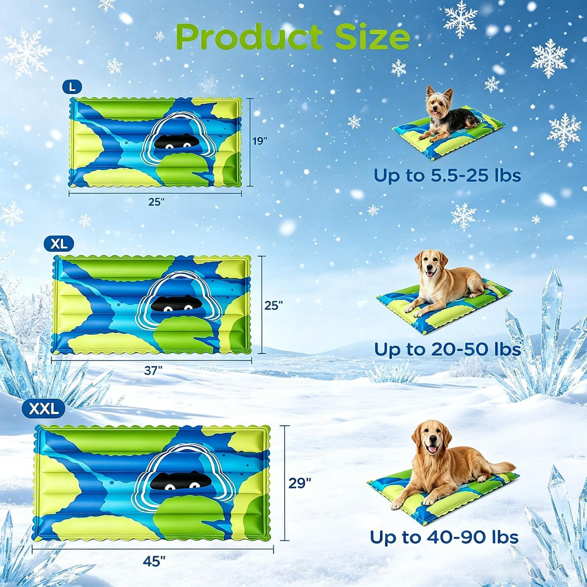 Dog Cooling Mat, Xxl-45"X29"