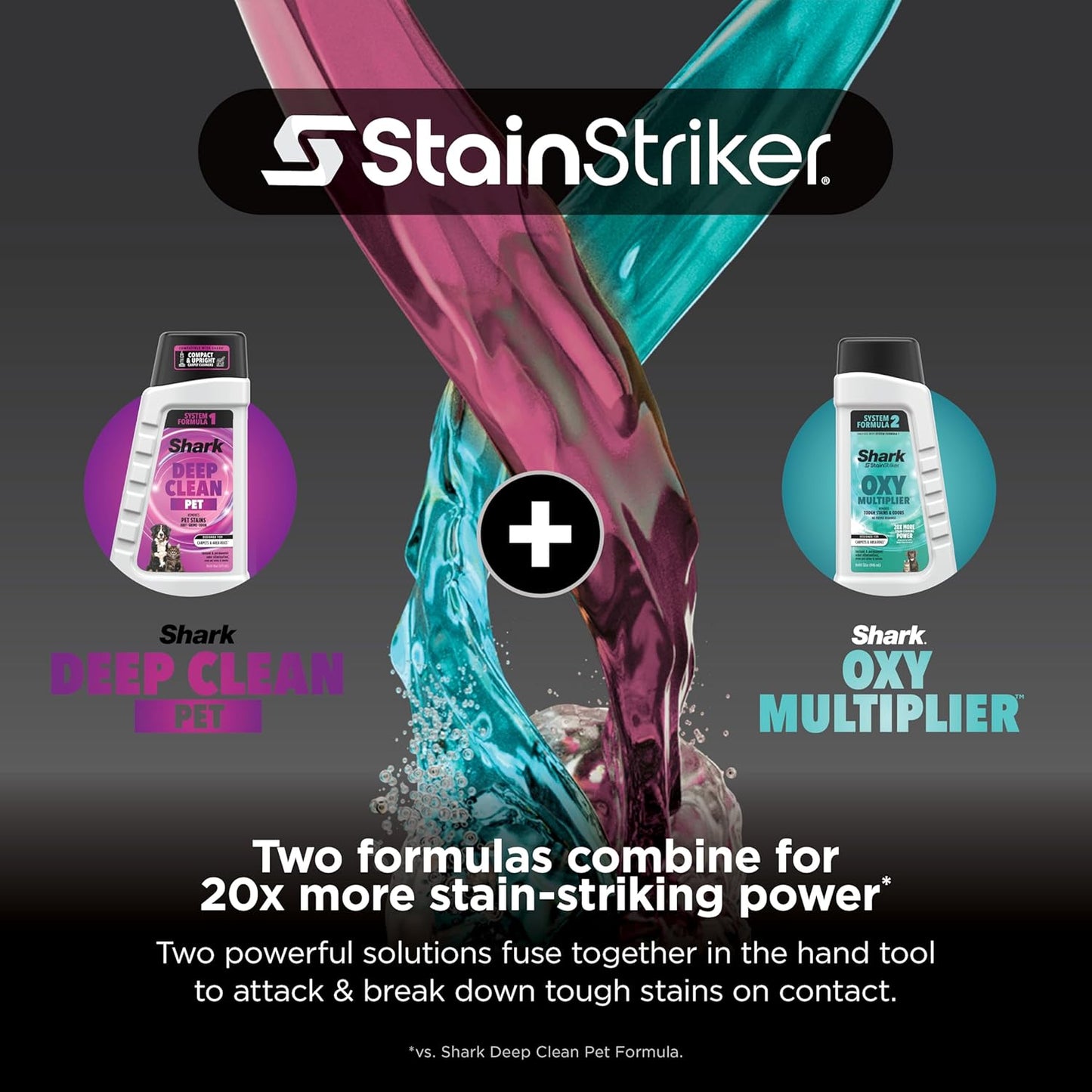 Shark Stainstriker Hairpro Portable Carpet, Upholstery and Area Rug Cleaner with Pet Mess and Hair Tools, Self Cleaning, Perfect for Car Interiors, 4 and Solution, Copper, PX251