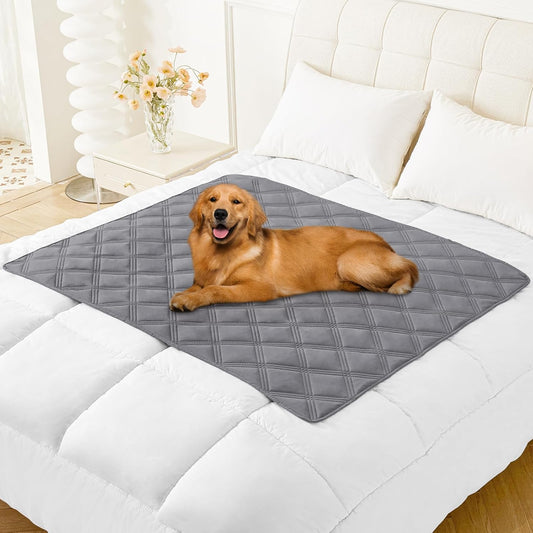 Smiry Waterproof Dog Bed Cover, Reversible Pet Blanket for Sofa Couch