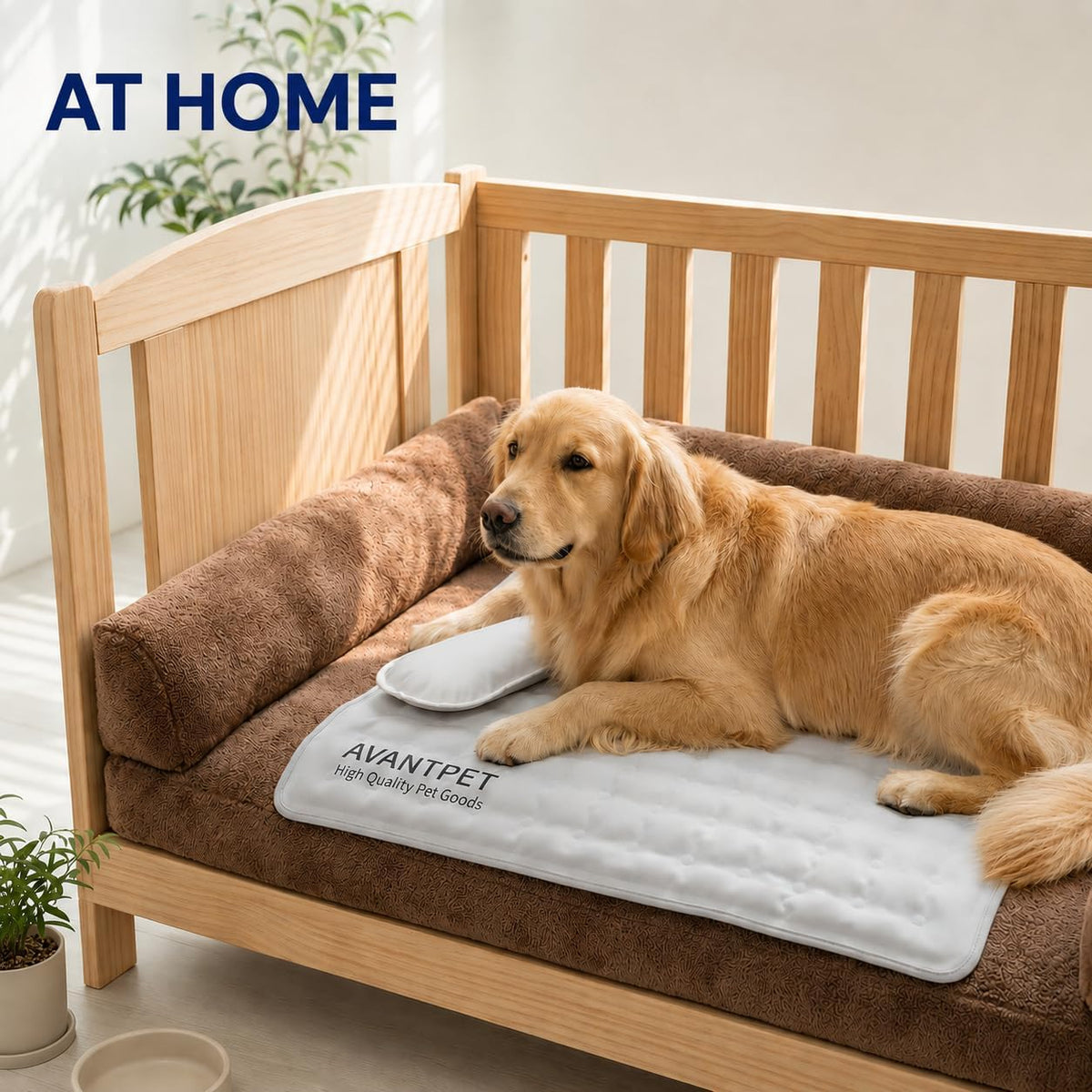 Non-Toxic Gel Cooling Mat for Dogs Medium 23.6X19.7 In, Light Grey
