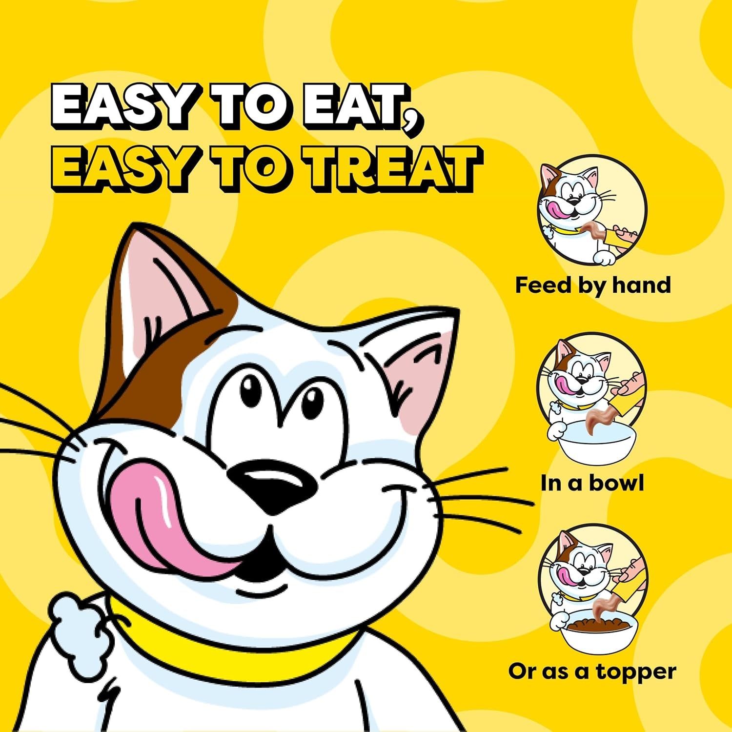Temptations Creamy Puree Squeezable Lickable Cat Treats, Wet Cat Treats with Chicken, Salmon, and Tuna Variety Pack, 0.42 Oz. Tubes, 24 Count
