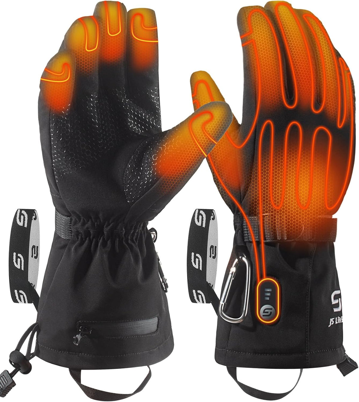 JS Lifestyle Heated Gloves for Men Women Rechargeable