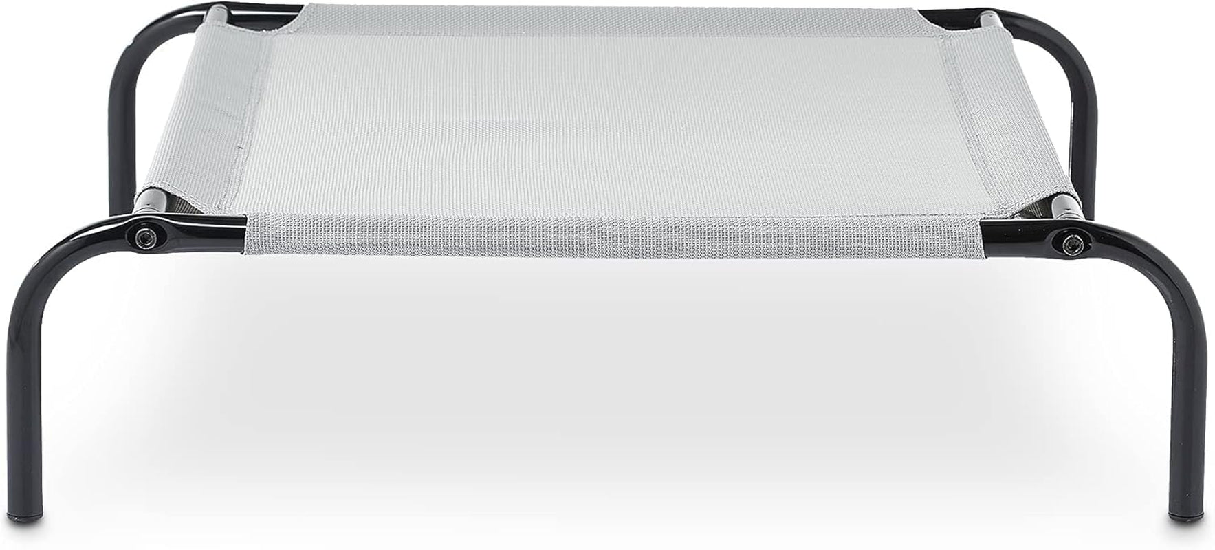 Amazon Basics Cooling Breathable Elevated Dog Bed with Metal Frame for Large Dogs, 51" X 31" X 8", Grey