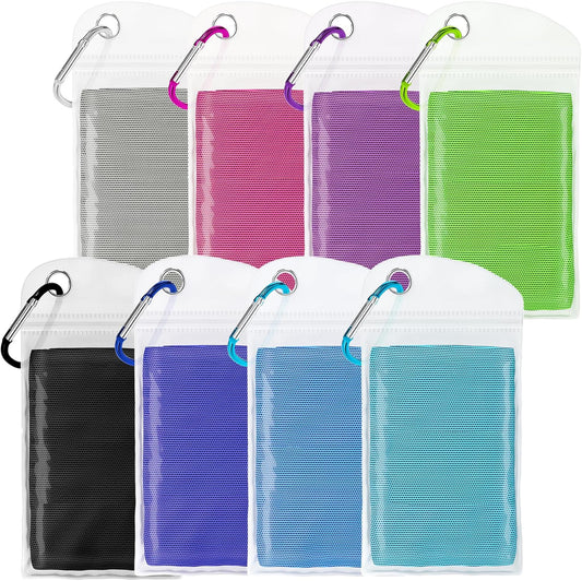 Cooling Towels for Neck and Face 8Pack(40"X12"), Cooling Neck Wraps for Gym