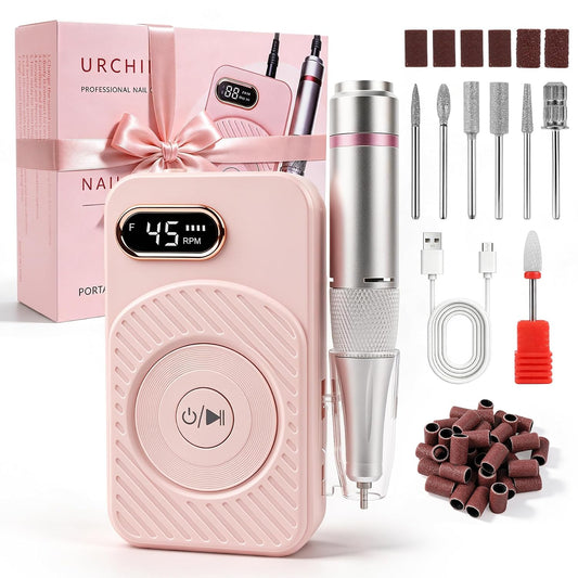 Professional Nail Drill 45000RPM Rechargeable Electric Nail File