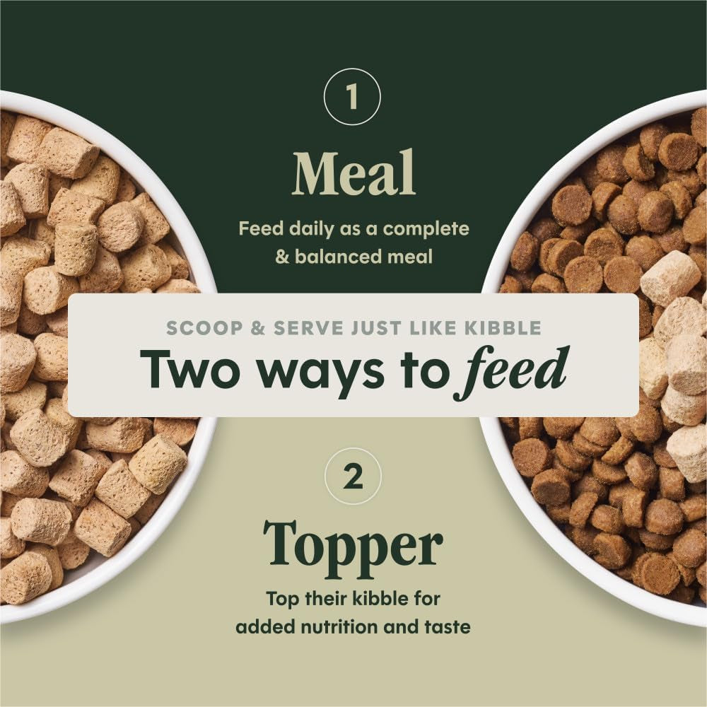 Instinct Freeze-Dried Meals, Freshdried Bites, Natural Dog Food, Grain-Free - Grass-Fed Beef, 25 Oz. Bag