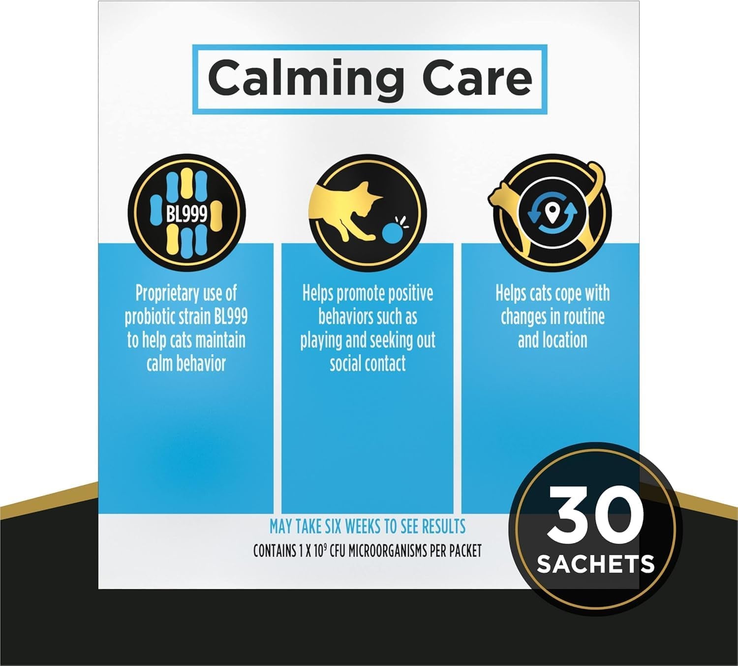 Purina Pro Plan Veterinary Supplements Calming Care Cat Supplements - 30 Ct. Box