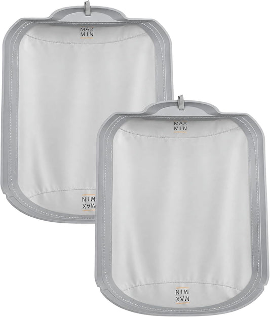 2 Pcs Self Cleaning Litter Box Liner Mat Pad, 16.5 X 13.6 in Washable Replacement Liner with Scale Lines, Waterproof Scratch Resistant Reusable Pet Cleaning Accessories for Automatic Cat Litter Box