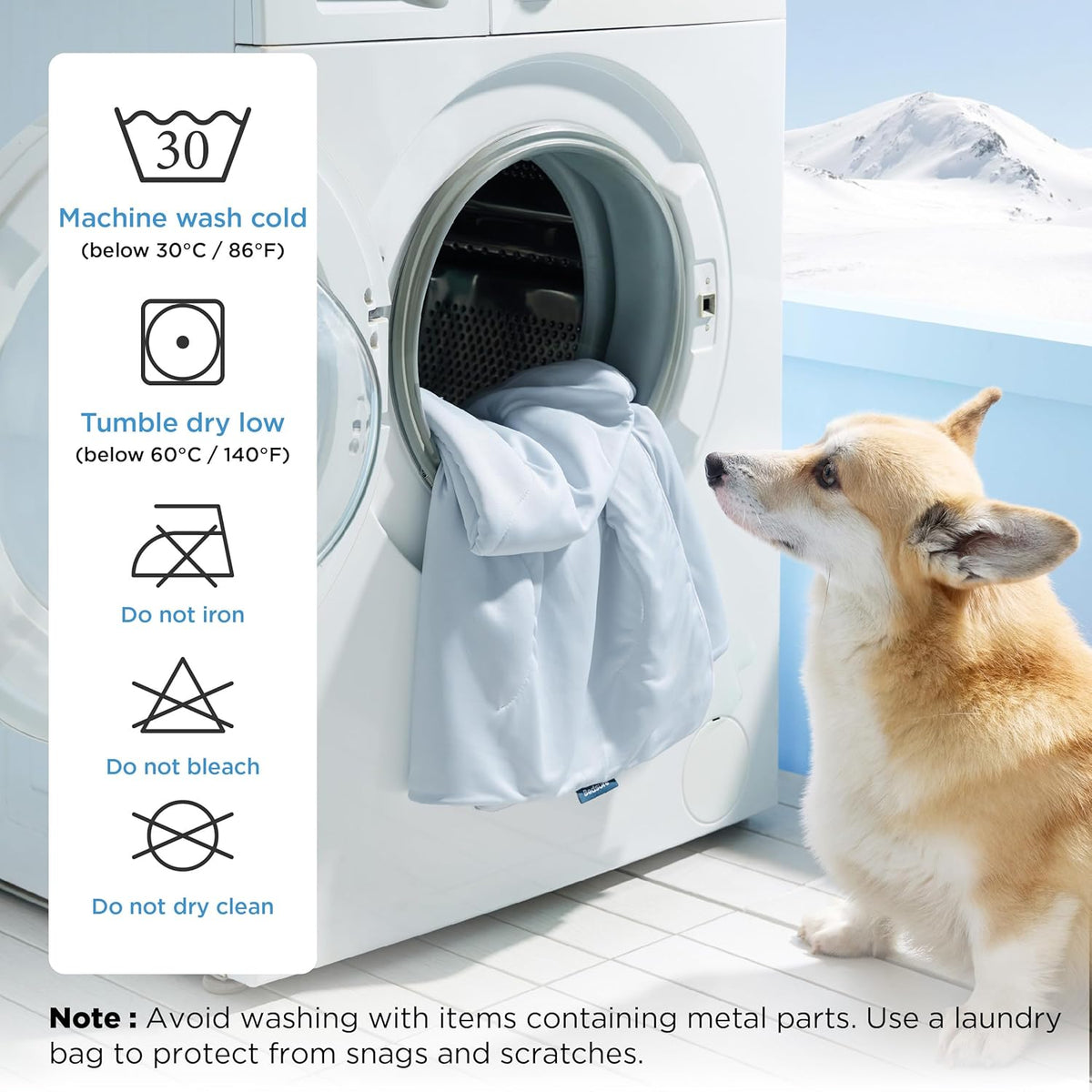 Bedsure Breathable Lightweight Cooling Blanket for Small Dogs, Q-MAX>0.4