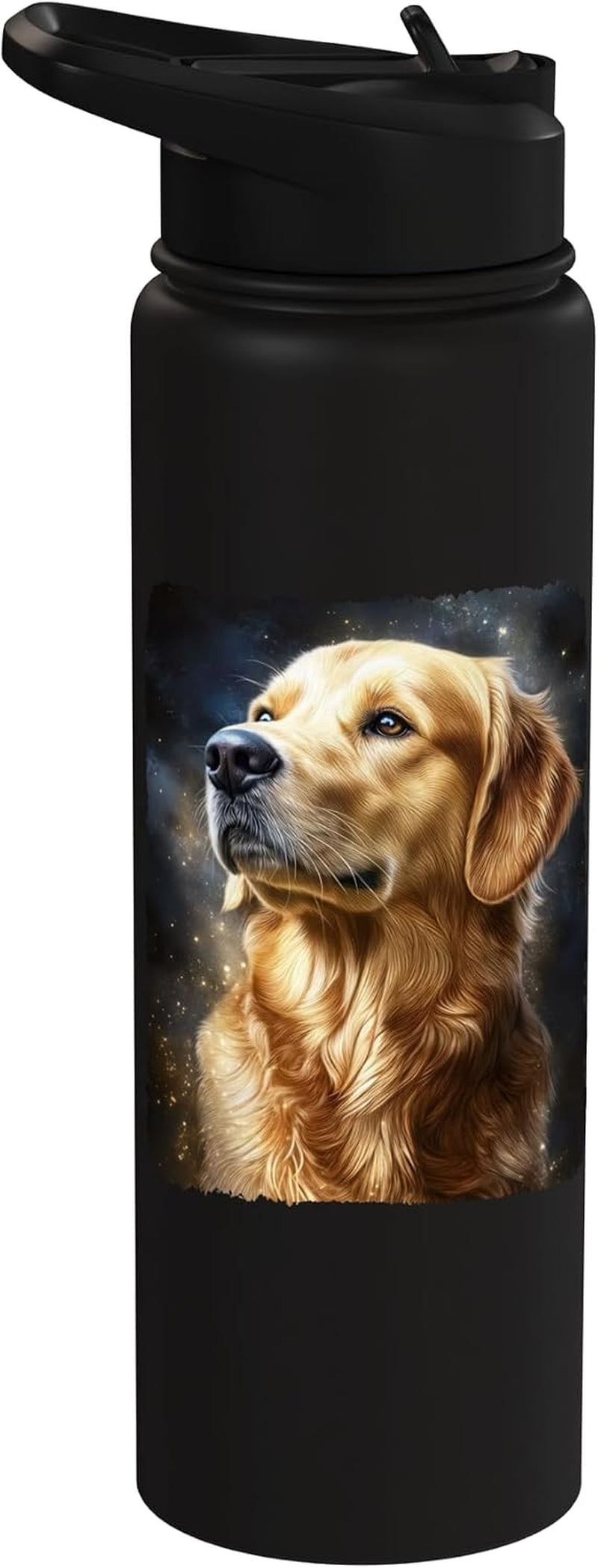 Golden Retriever Dog Design for Dog Lover Stainless Steel Insulated Water Bottle