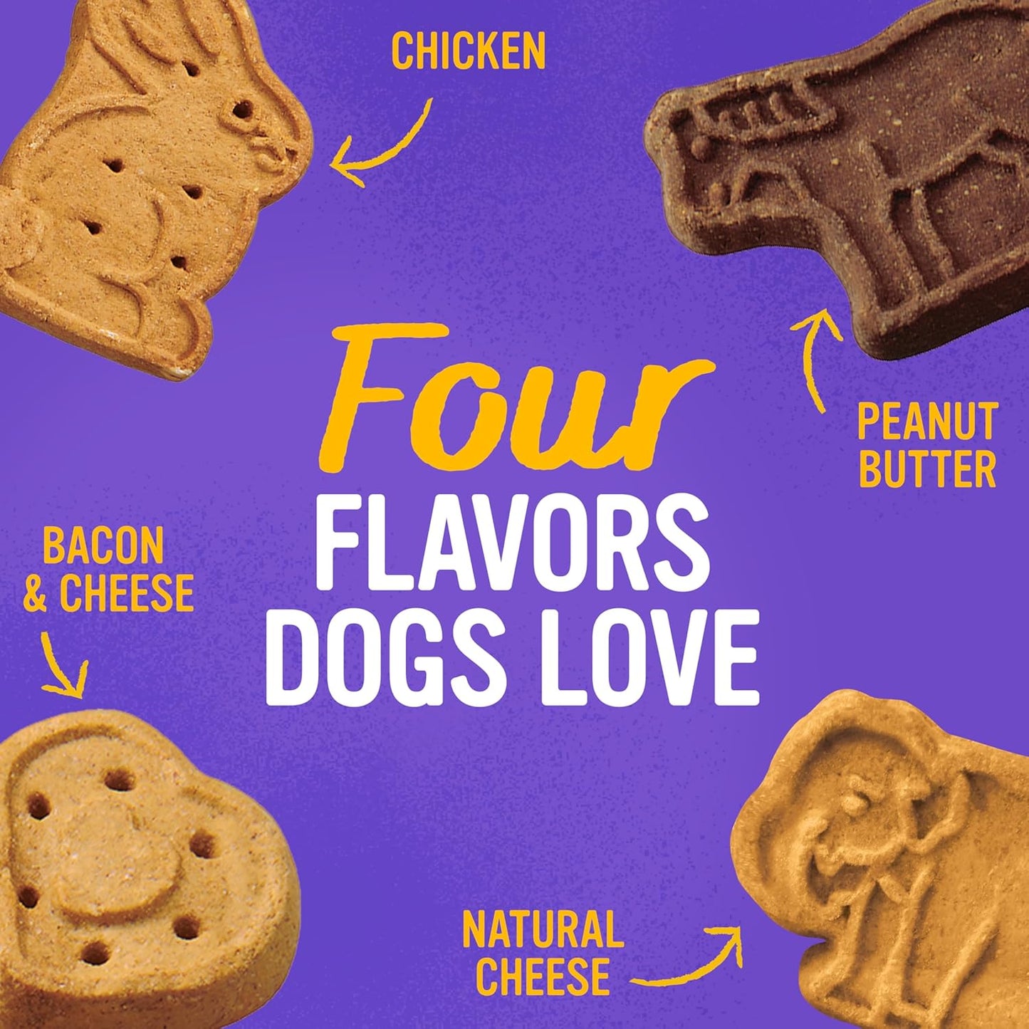 Blue Dog Bakery Natural Dog Treats, More Crunch Large, Assorted Flavors, 18Oz Box, 1 Box