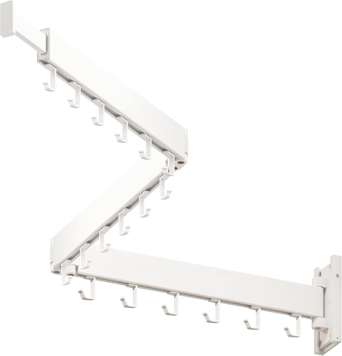 Wall Mounted Drying Rack, Foldable Clothes Drying Rack for Laundry Room