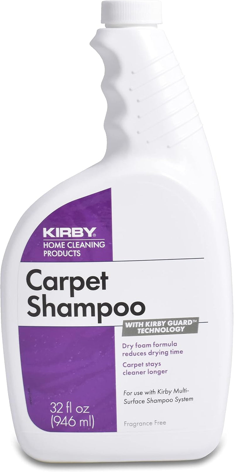 Kirby Shampoo & Stain Carpet Shampoo-Rug Remover & Odor Eliminator, Smell Neutralizer Solution-Remove Dog and Cat Stains, 32Oz, Packing May Vary