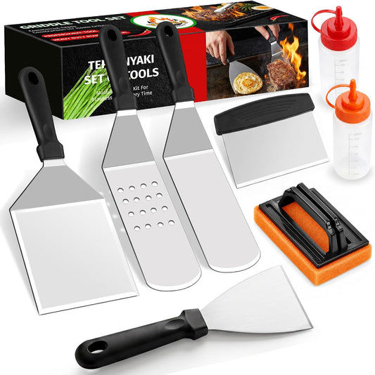 Yekale Griddle Accessories Kit for Blackstone and Camp Chef, Flat Top Grill