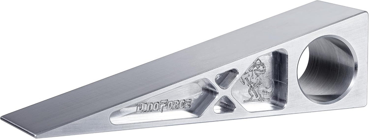Firefighter Forcible Entry Wedge – 7075 Aluminum Door Gap Tool – Won’T Slip under Pressure – Halligan Entry Accessory with Bungee – Made in USA