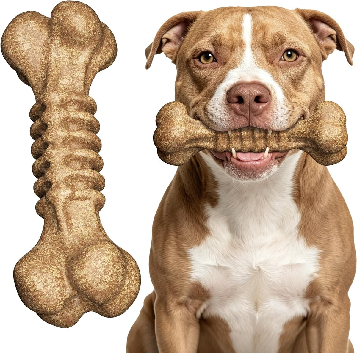 Tough Dog Chew Toys for Aggressive Chewers,For Medium & Large Dogs