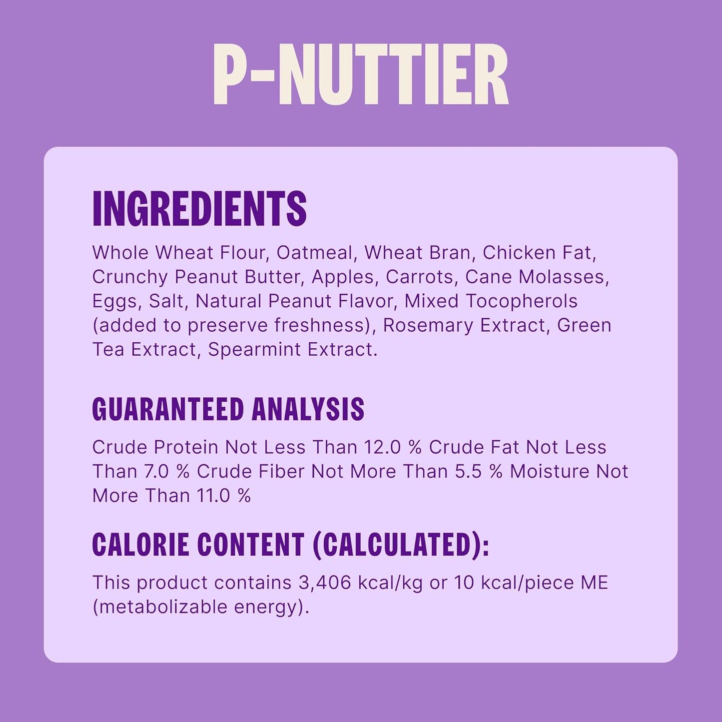 Old Mother Hubbard Wellness P-Nuttier Dog Biscuits, Natural, Training Treats, Peanut Butter Flavor, Mini Size, (20 Ounce Bag)