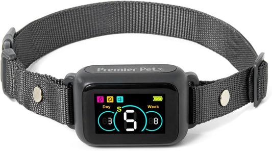 Premier Pet Dog Bark Collar- Waterproof - Rechargeable Digital Bark Collar anti Barking Collar with 5 Adjustable Sensitivity Levels Dogs