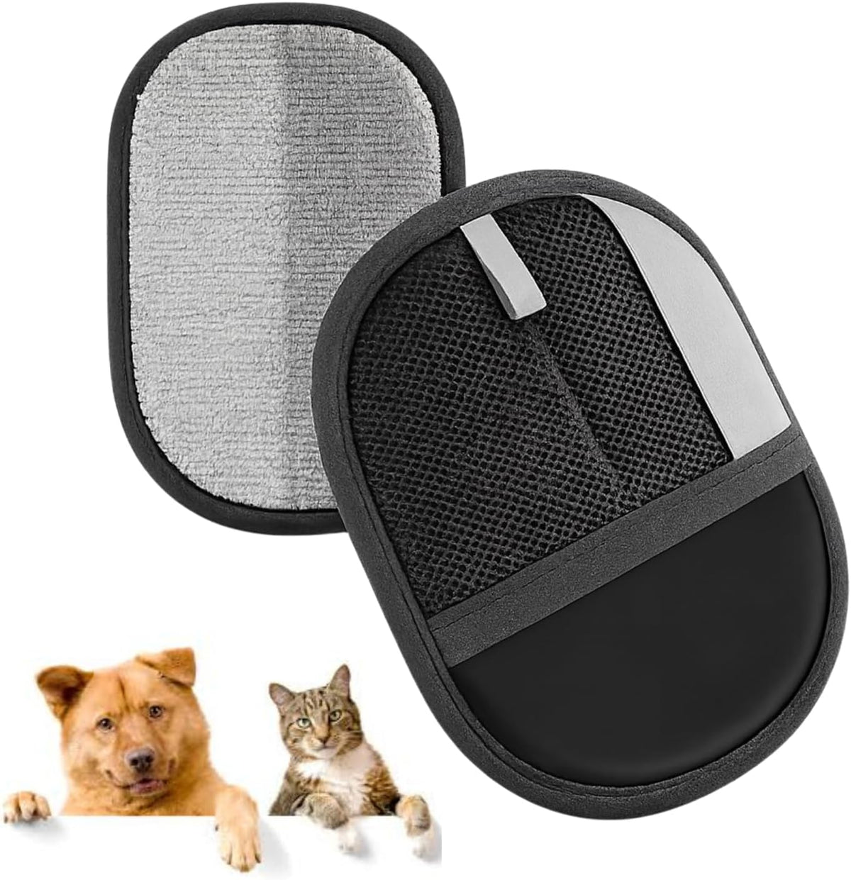 Upgraded Dual-Sided Pet Hair Remover Glove - Reusable for Furniture & Car