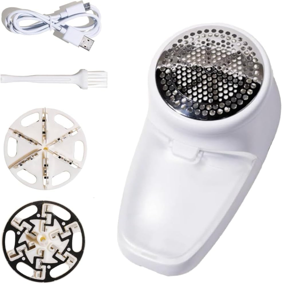 Nori Trim Fabric Shaver - Lint Remover for Clothes & Furniture - White