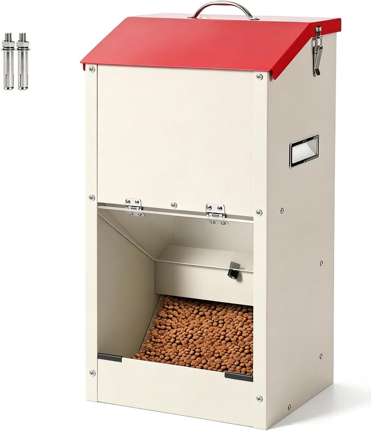 25Lbs Automatic Dog Feeder Large Breed Gravity Dog Food Dispenser