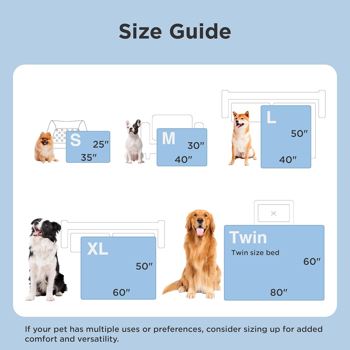 Bedsure Breathable Lightweight Cooling Blanket for Small Dogs, Q-MAX>0.4