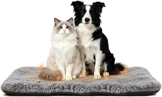 Self Warming Dog Bed Mats, Black, 28" X 45"