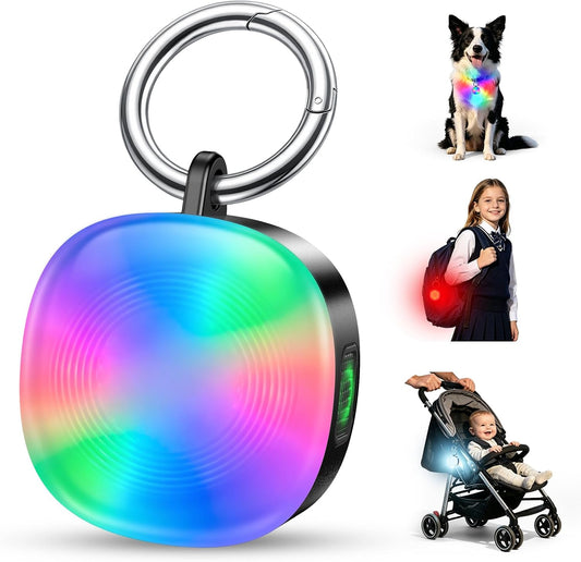 Safety Light 100LM, 4 Modes Dog Collar Light/Stroller/Backpack Light