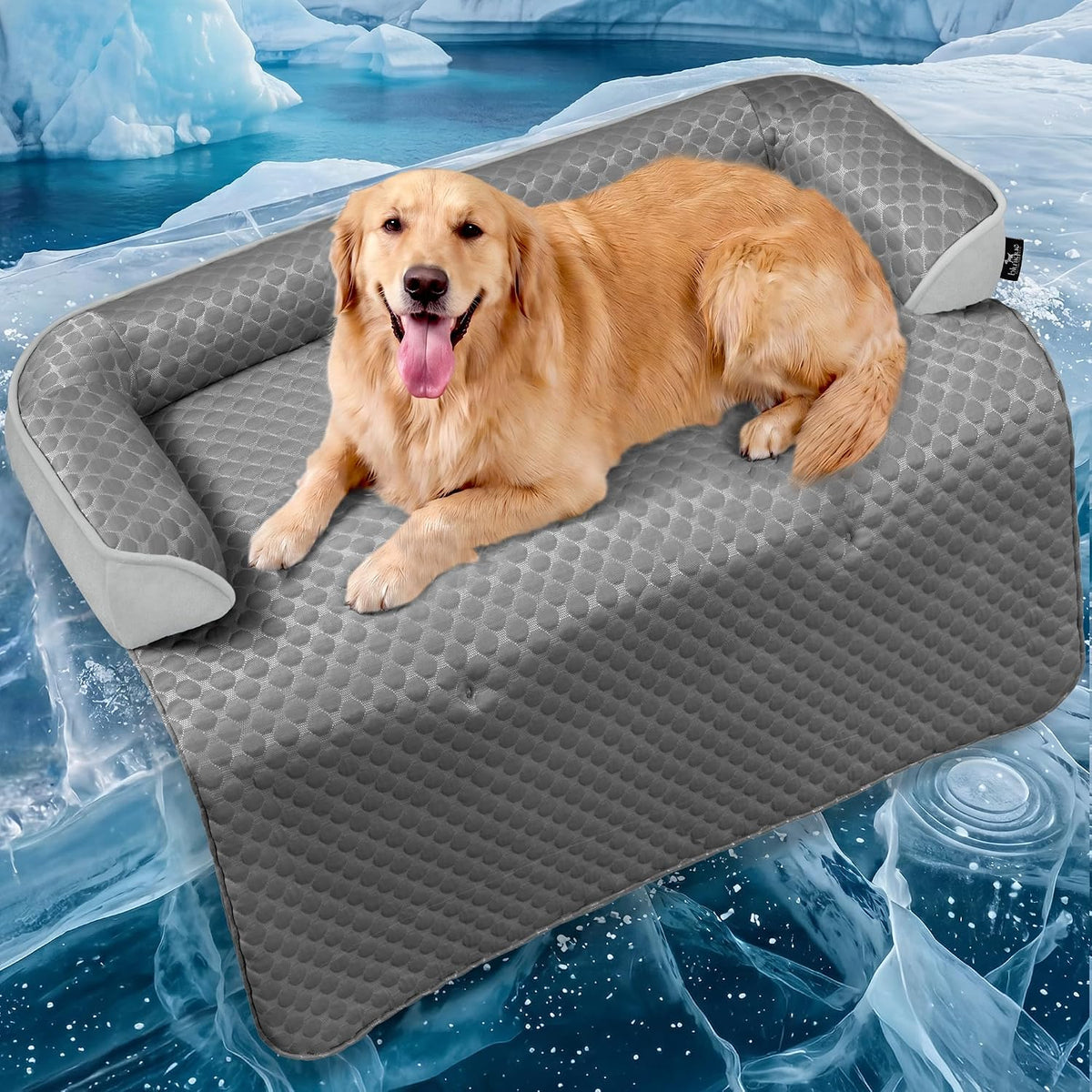 Xlarge Dog Cooling Bed for Sofa, 45X37 Inch Pets Couch Cover Mat