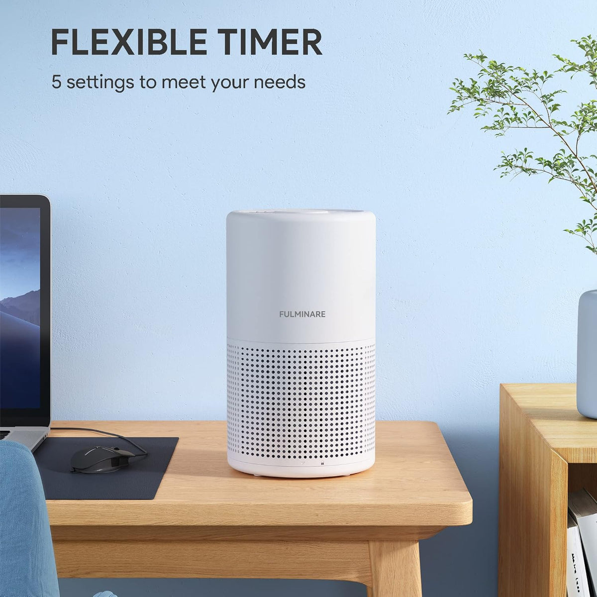 Air Purifiers for Bedroom, FULMINARE H13 True HEPA Filter up to 1086 Ft²