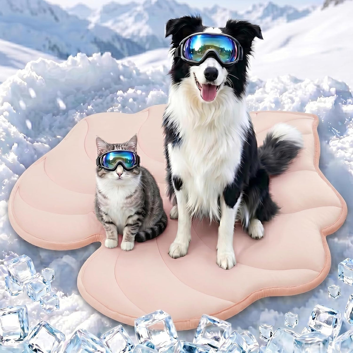 Dog Cooling Mat Washable Pet Cooling Mat, Self Cooling Mat for Dogs Large