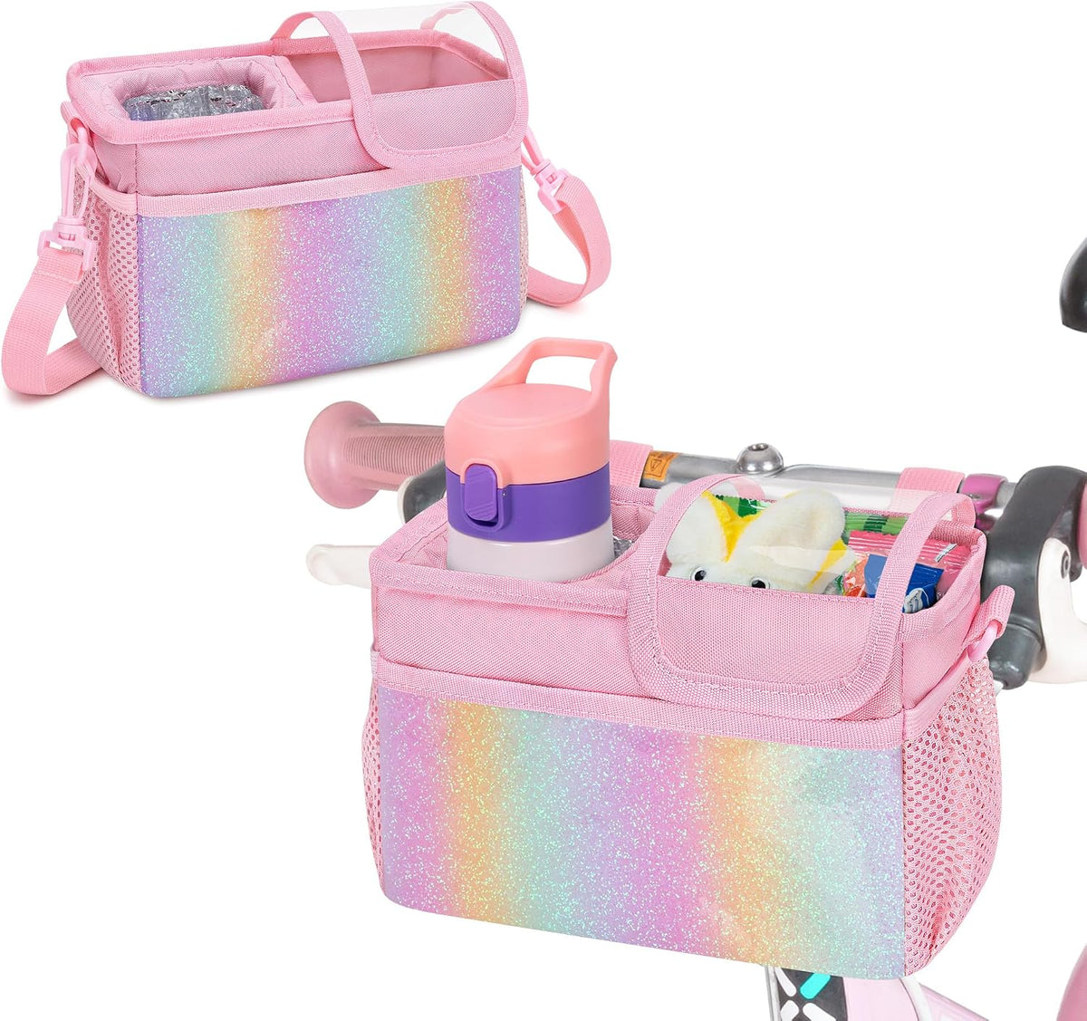 GRAOSO Kids Bike Basket Front, Scooter Bag, Cute Bicycle Accessories