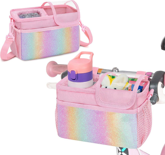 GRAOSO Kids Bike Basket Front, Scooter Bag, Cute Bicycle Accessories