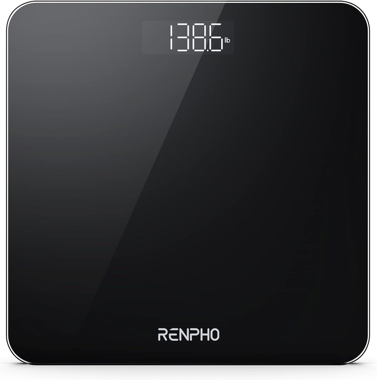 RENPHO Digital Bathroom Scale, 400Lbs, Highly Accurate, 280Mm, Black