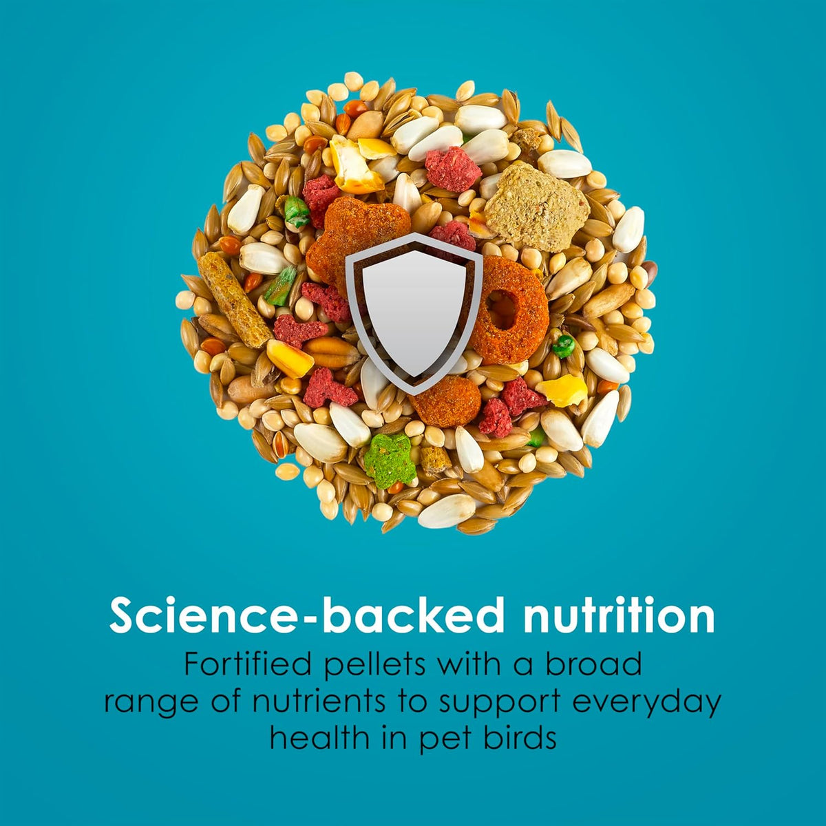Kaytee Forti-Diet Pro Health+Safflower Nourish+Protect Cockatiel Food