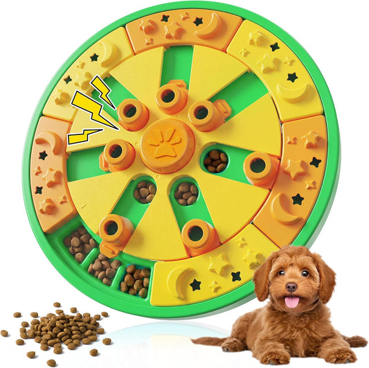 Interactive Dog Puzzle Toy for Smart Dog Treat Dispensing Build Focus