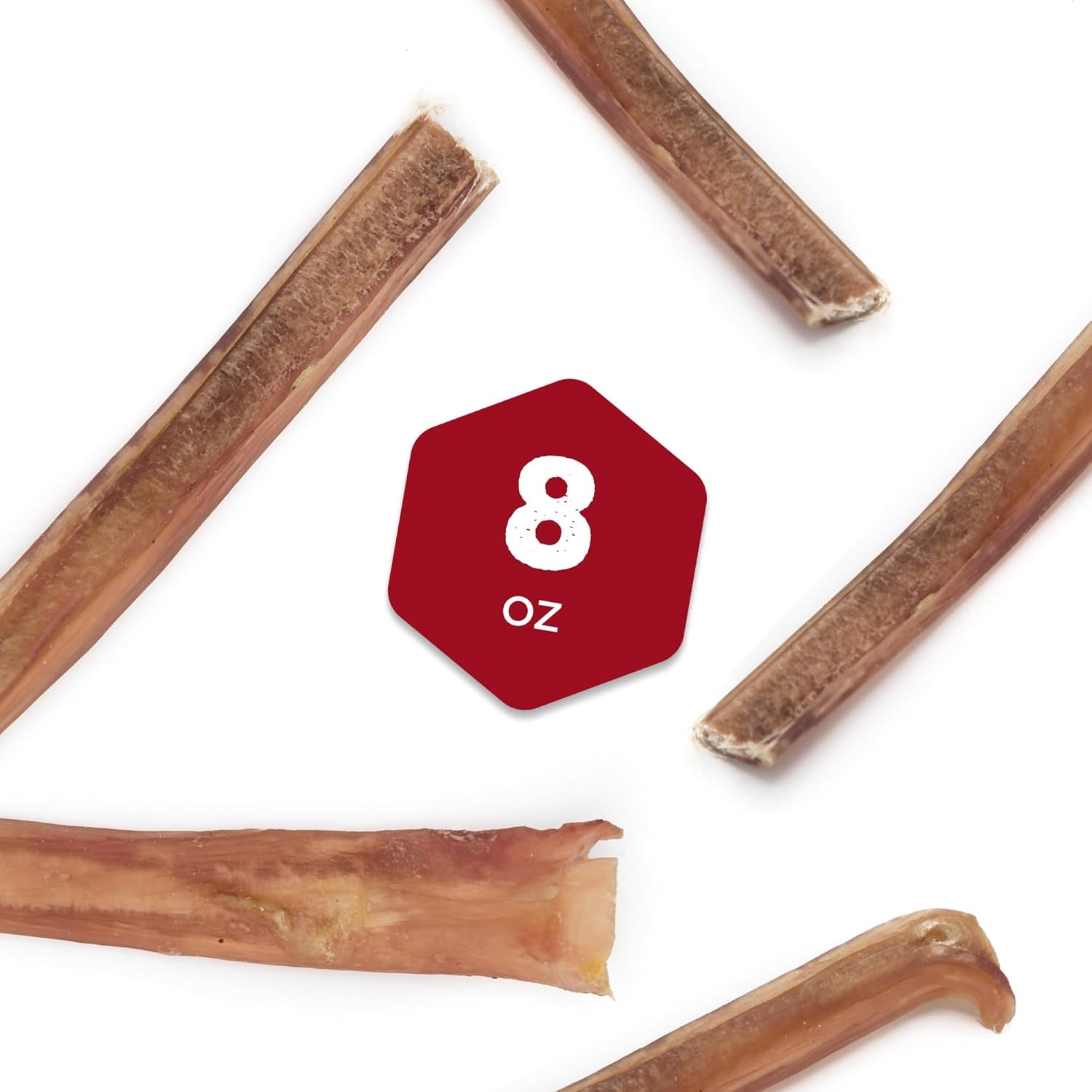 Best Bully Sticks 4 Inch Bully Sticks - 8 Oz (Pack of 1) - Natural Grass-Fed, Grain and Rawhide Free, Ideal for Small or Young Canines