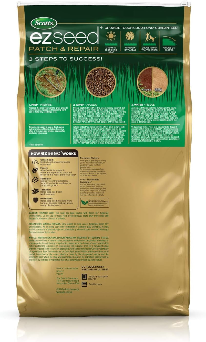 Scotts EZ Seed Patch & Repair Bermudagrass, 10 Lbs.