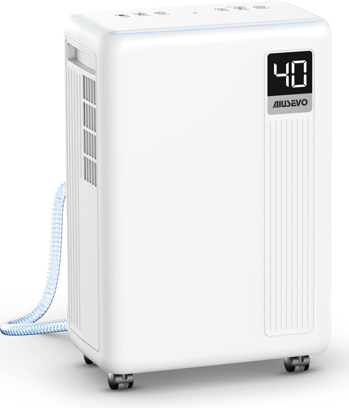 26-Pint Dehumidifier, Dehumidifier for Basement with Drain Hose, 2600 Sq Ft