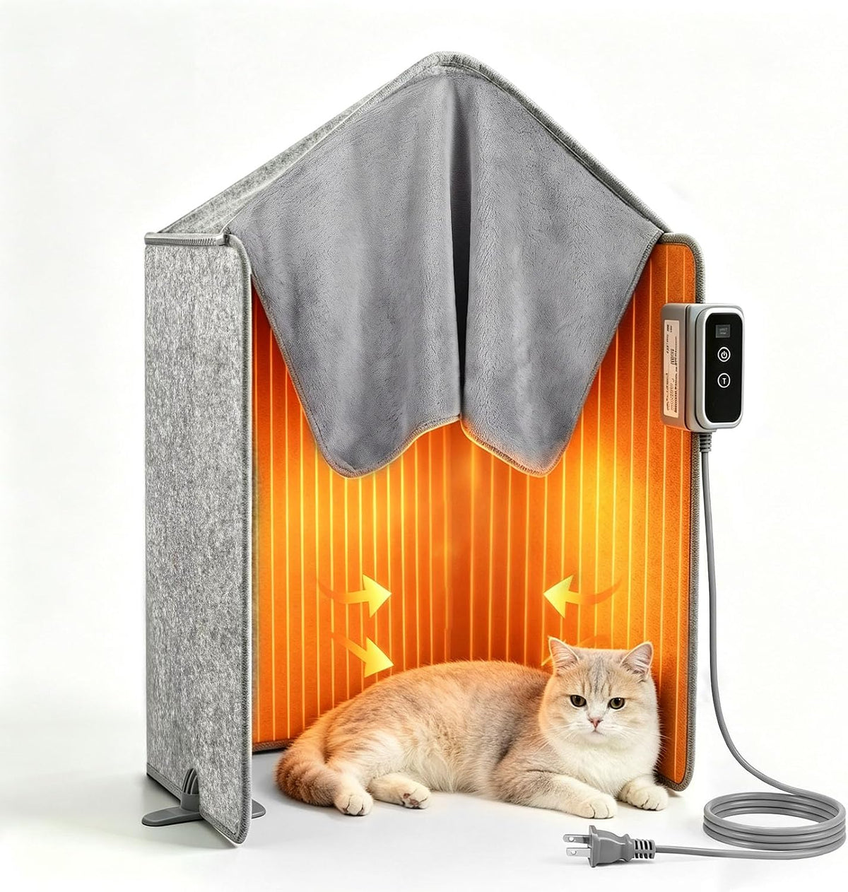 Under Desk Heater for Office, Foot Warmer for Feet, with Detachable Cover